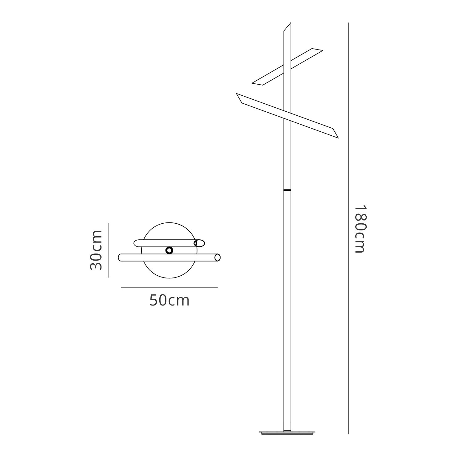 Take Blanco Floor Lamps Mantra Task Lamps